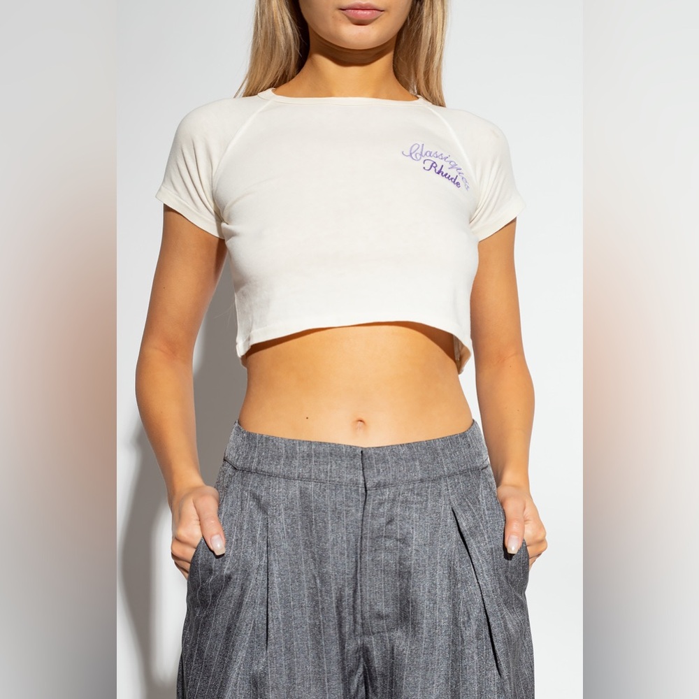 Rhude Cropped Tee - Size XS